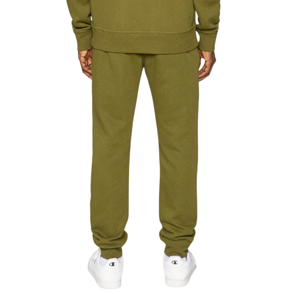 Champion Icon Pocket Zip Rib Cuff Fleece Slim Fit Pants "Green"