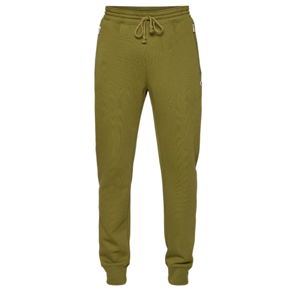 Champion Icon Pocket Zip Rib Cuff Fleece Slim Fit Pants "Green"