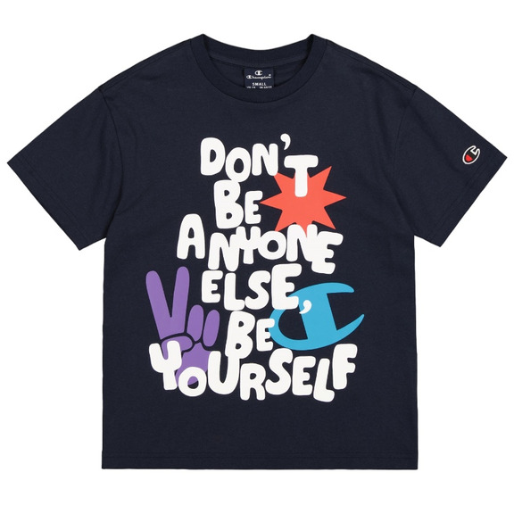 Champion Kids Crewneck T-Shirt "Navy"
