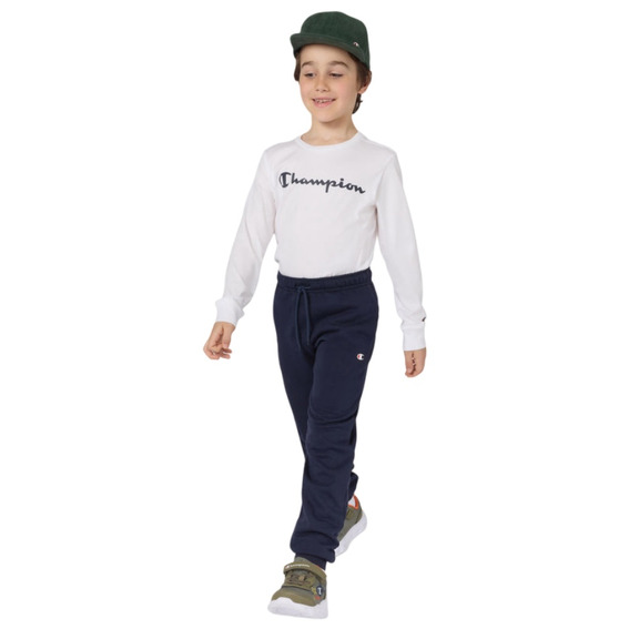 Champion Kids Rib Cuff Fleece Pants Icons "Navy Blue"