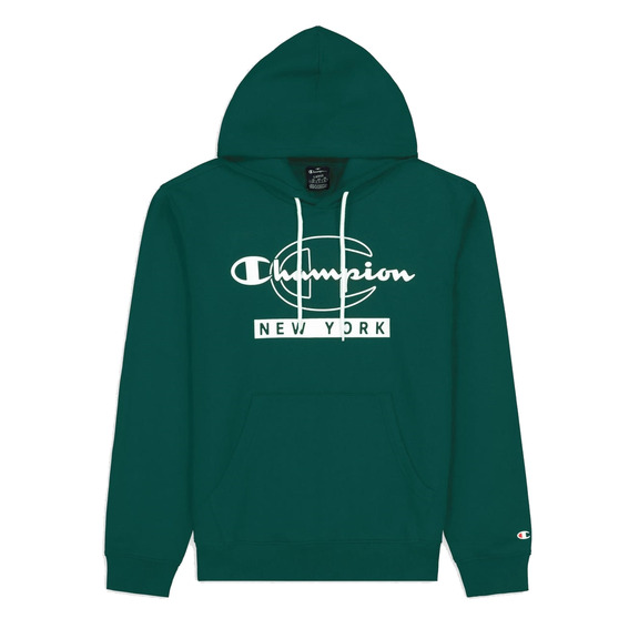 Champion Legacy New York Graphic Print Hoodie "Forest Green"