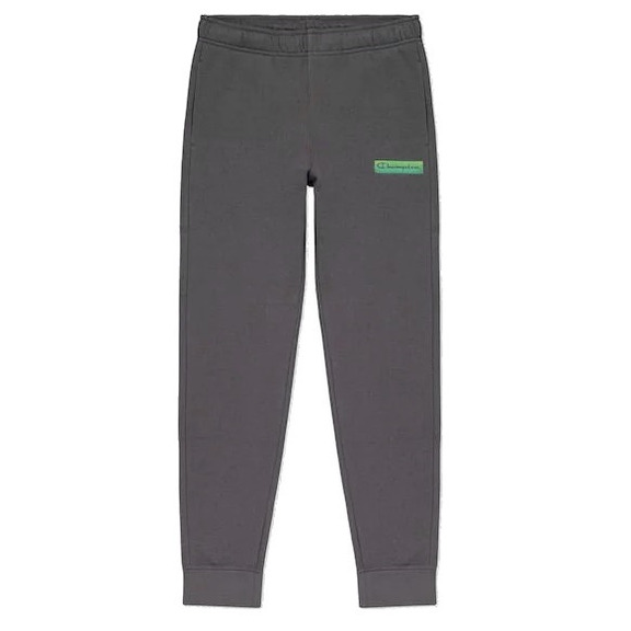 Champion Legacy Rib Cuff Logo Hosen "Dark Grey"