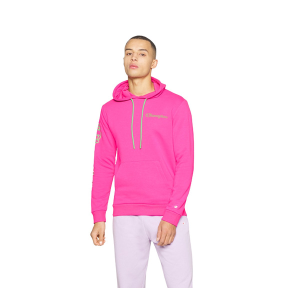 Champion Legacy Spray Neon Kapuzenpullover "Pink Fucsia Flour"