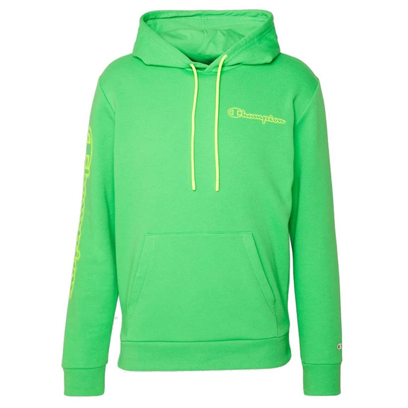Champion Legacy Spray Neon Kapuzenpullover "Lime Green Flour"