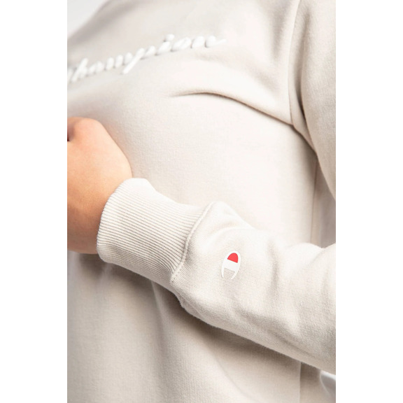 Champion Legacy Wm ́s Front Script Logo Sweatshirt "Beige"