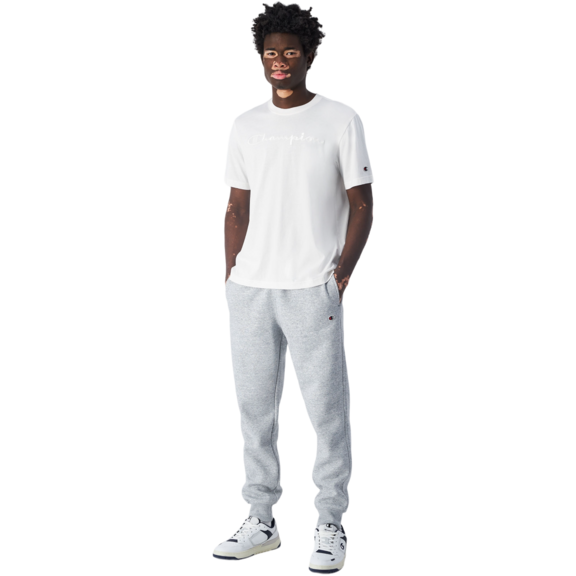 Champion Ribbed Manschetten Fleece Slim Fit Joggers "Light Grey"