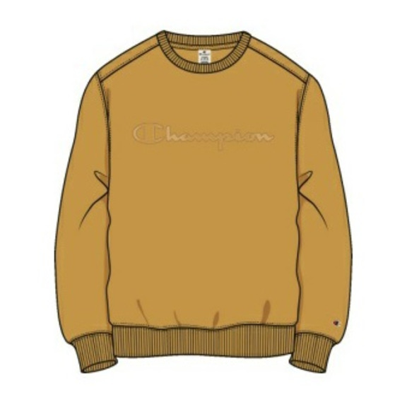 Champion Rochester Tonal bestickt Fleece Sweatshirt "Gold"