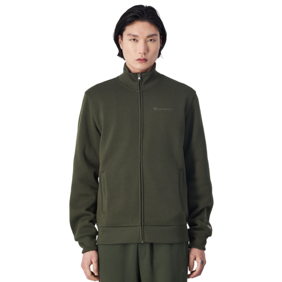 Champion Tonal C Logo Full Zip Strickpullover "Military Green"