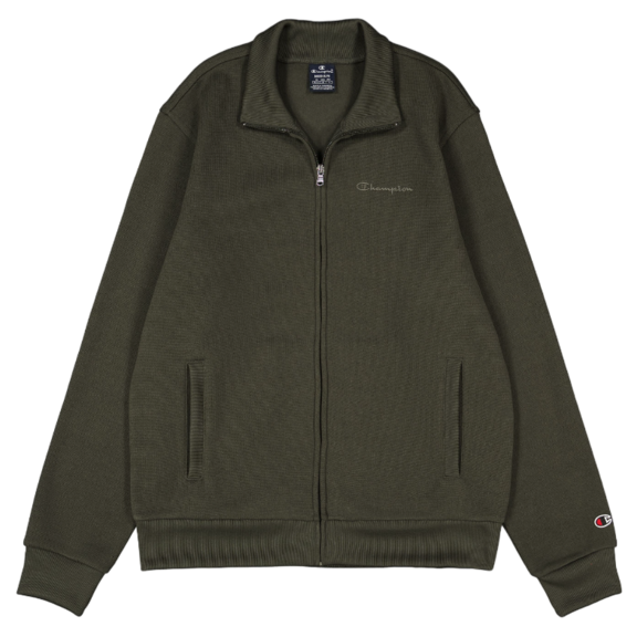 Champion Tonal C Logo Full Zip Strickpullover "Military Green"