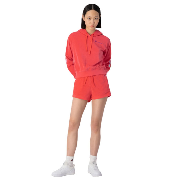 Champion Wm ́s Reverse Weave Crinkled Tape Scrip Logo Short