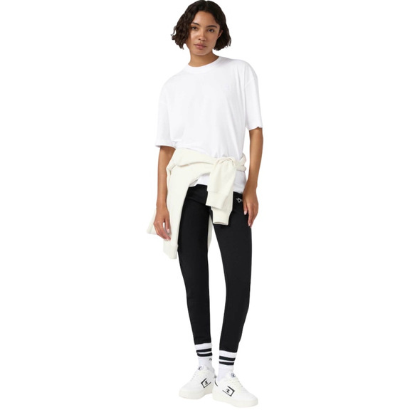 Champion Women's Script Logo Rib Cuff Jogger Pants "Black"