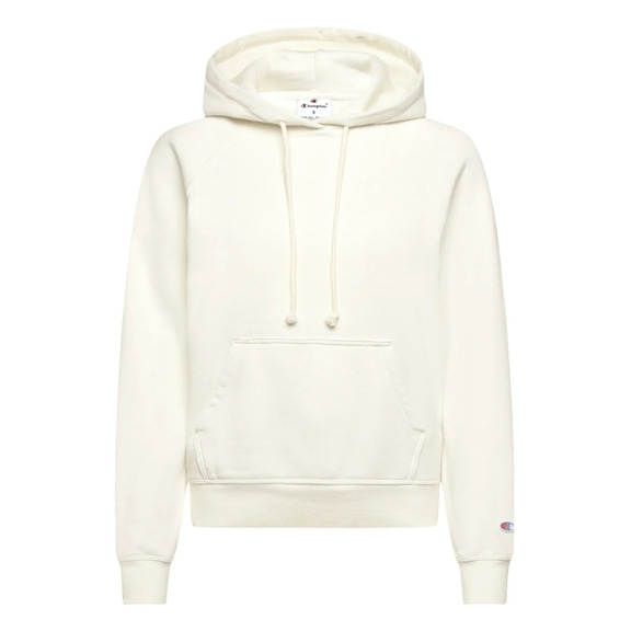Champion Women's Washed Fleece Hoodie Icons "White"