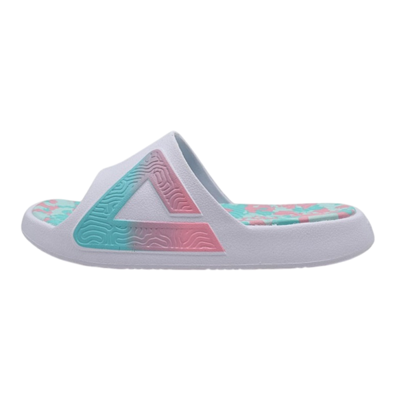 Peak Taichi Slippers "White Turquoise"