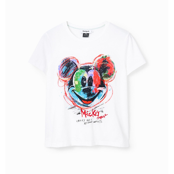 Desigual Arty Mickey Maus T-Shirt "White"
