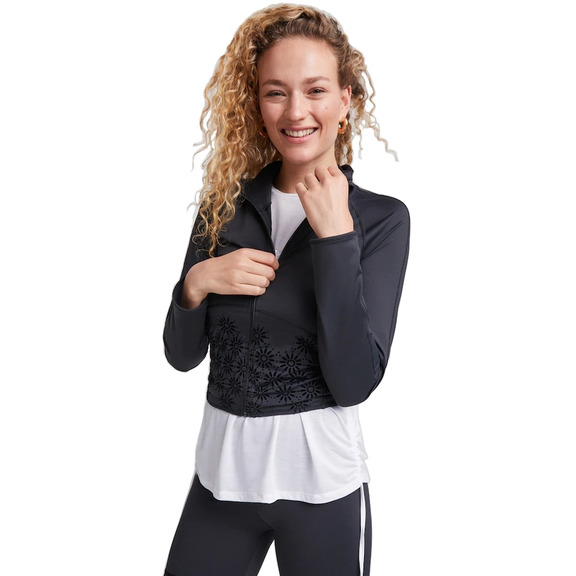 Desigual Flocked Flower Runner Jacke