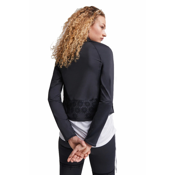 Desigual Flocked Flower Runner Jacke