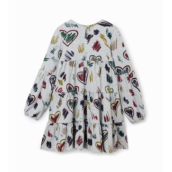 Mädchen Kleid Zeichnungen Herzen