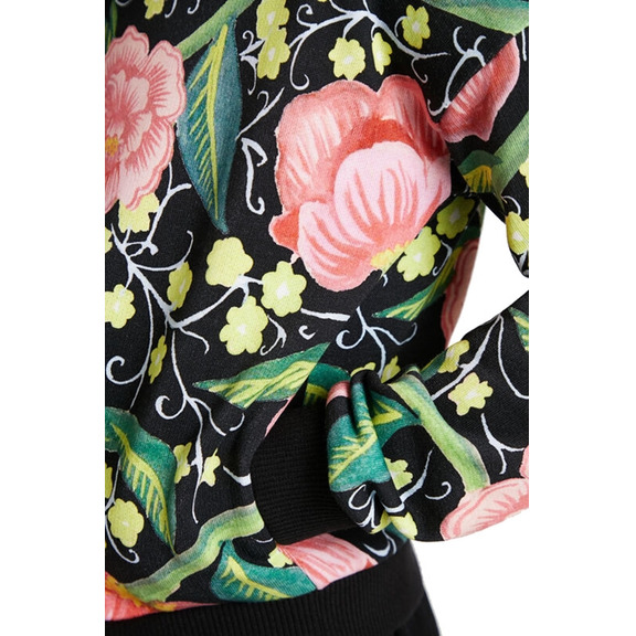 Desigual Girls Blume Kapuzenpullover