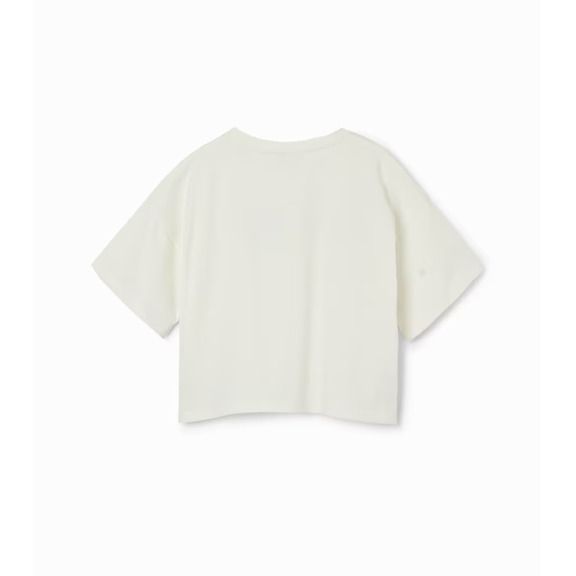 Desigual Girls Mehrfarbig Logo T-Shirt "White"