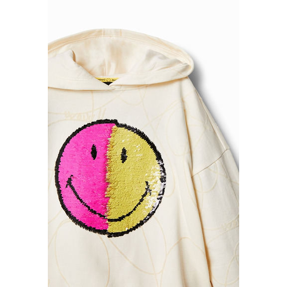 Junior Reversible Sequin Smiley® Hoodie