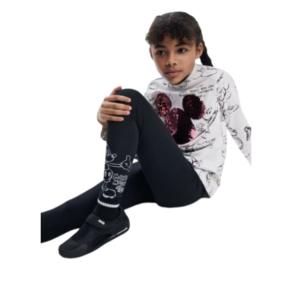 DESIGUAL LEGGING  MICKEY "Black"