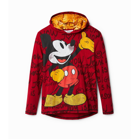 Desigual Junior Mickey Maus Kapuzen T-Shirt