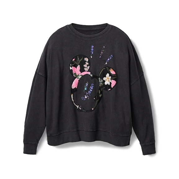 Desigal Mickey Maus Sequin Sweatshirt