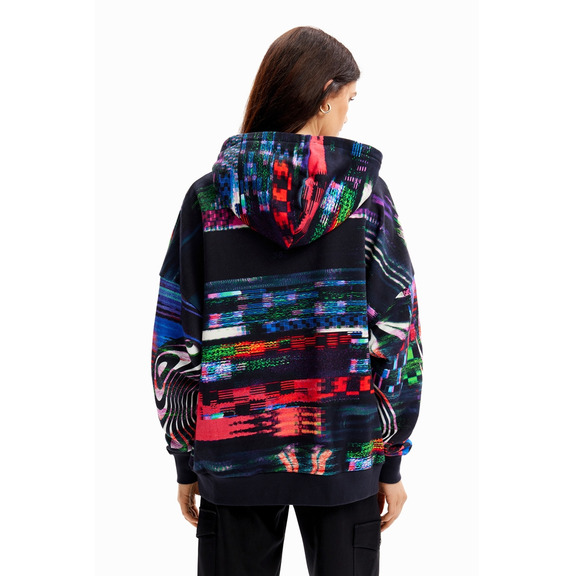 Desigual Oversize Mickey Maus Sweatshirt "Black"