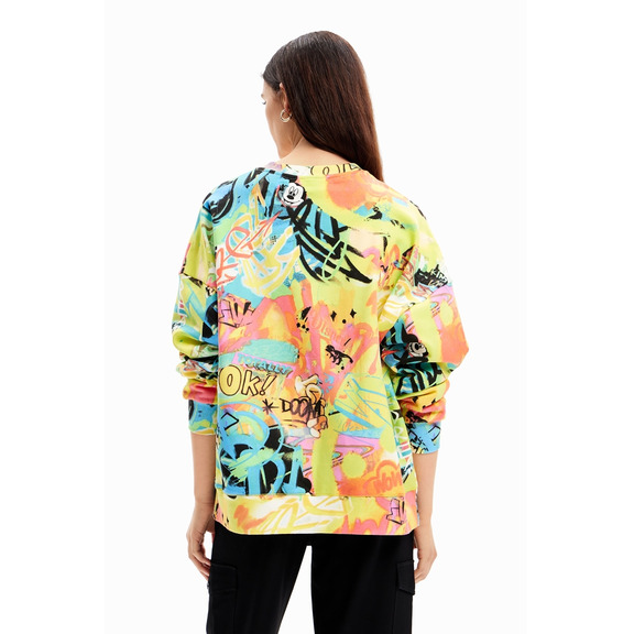 Desigual Oversize Mickey Maus Sweatshirt "Tutti Fruti"