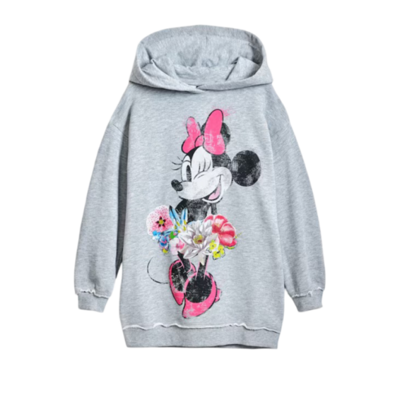DESIGUAL VEST HOODIE MINNIE "Grey"
