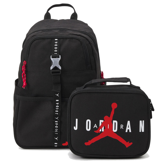 Jordan Air JDB Lunch Rucksack Schwarz