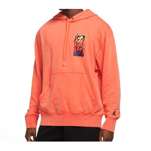 Jordan Dri-FIT Zion Performance Hoodie "Brigh Crimson"
