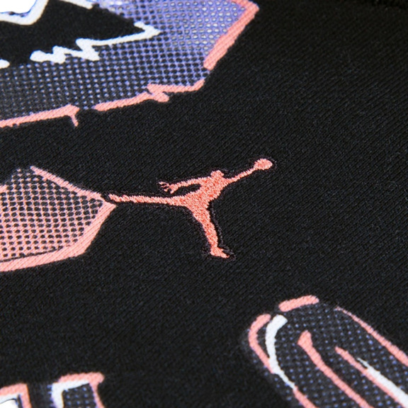 Jordan Girls JDG 23 Throwback SS Hoodie "Black"