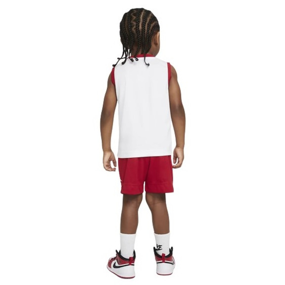 Jordanien Infants HBR DNA Muscle Tank und Short "Gym Red-White"