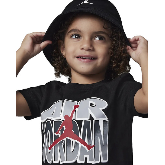 Jordan Infants Jumpman Static Tee + Short Mesh Set "Gym Red-Black"