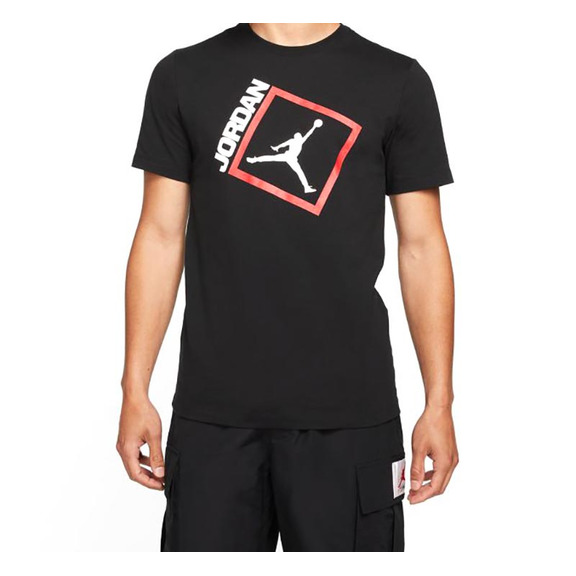 Jordan Jumpman Box Herren Short-Sleeve T-Shirt "BlackRed"