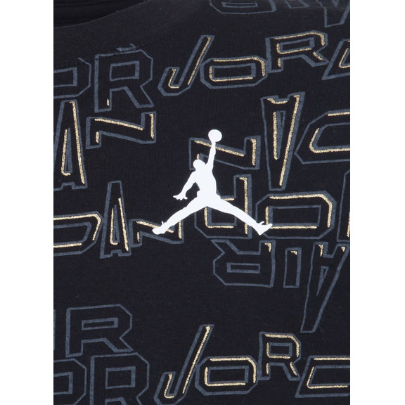 Jordan Kids Air JDB Clear Lane AOP Logo T-Shirt "Black"
