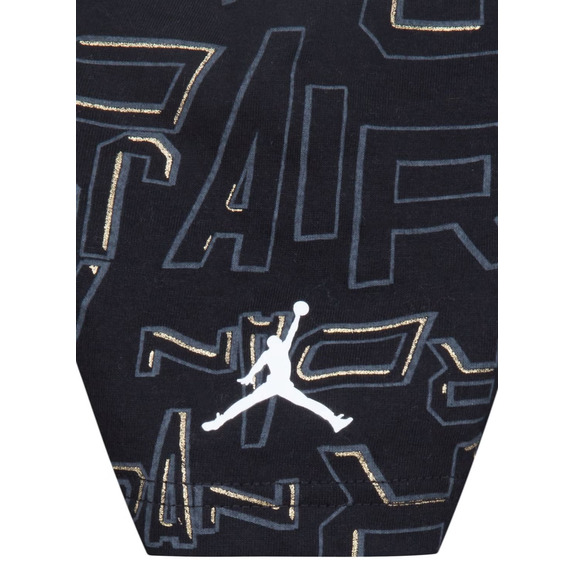 Jordan Kids Air JDB Clear Lane AOP Logo T-Shirt "Black"