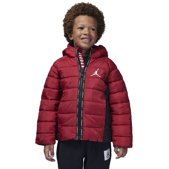Jordan Kids Air Jumpman Graphic Puffer Jacke "Gym Red" \'