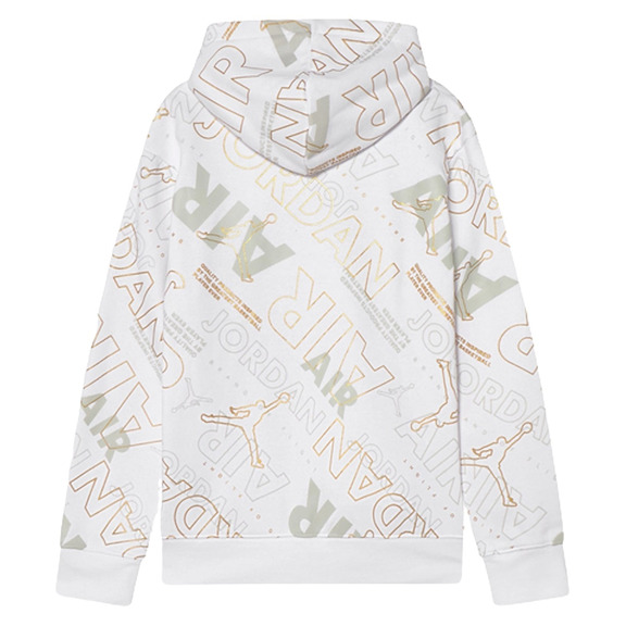Jordan Kids Holiday Shine Air AOP Hoodie "Gold"