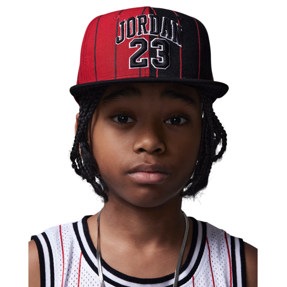 Jordan Kids JBD 23 Jersey Flatbrim Cap "Gym Red-Black"