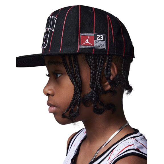 Jordan Kids JBD 23 Jersey Flatbrim Cap "Gym Red-Black"