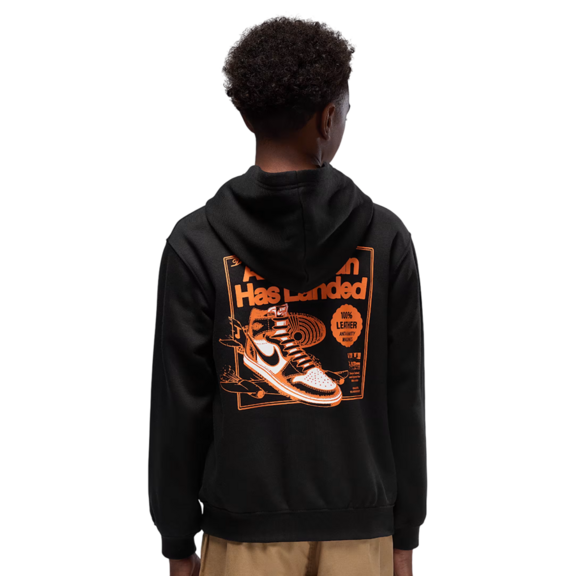 Jordan Kids JDB Air Jordan Has Landed Hoodie "Black"