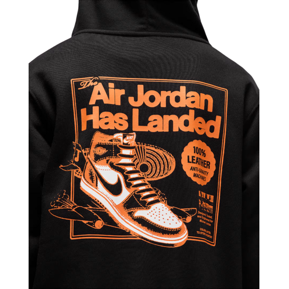 Jordan Kids JDB Air Jordan Has Landed Hoodie "Black"