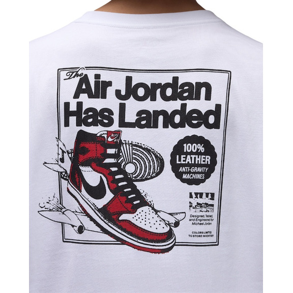 Jordan Kids JDB Air Jordan Has Landed SS Tee "White"