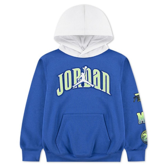 Jordan Kids JDB GAMETIME FLEECE Hoodie  "BLUE"