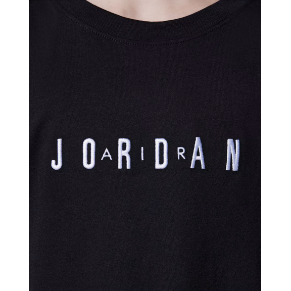 Jordan Kids JDB MJ Wordmark Embroidered Tee "Black"
