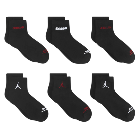 Jordan Kids JHB Legend Knöchel 6 PPack "Schwarz"