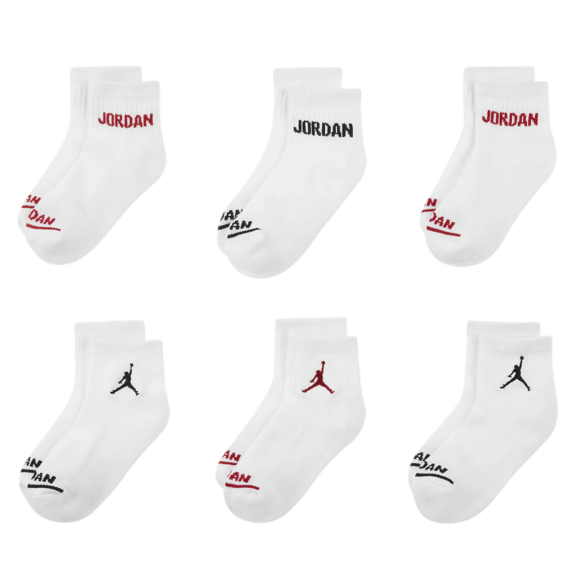 Jordan Kids JHB Legend Knöchel 6 PPack "Weiß"