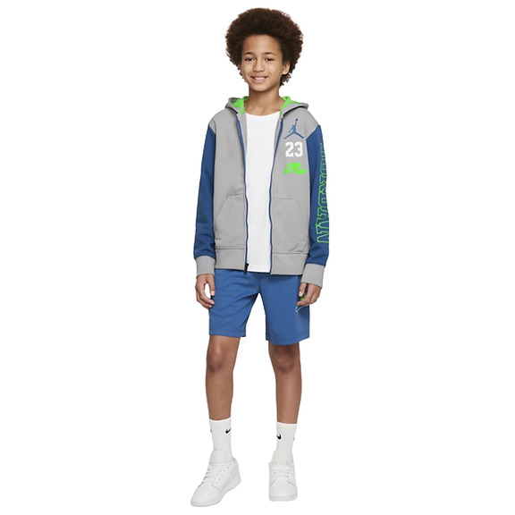 Jordan Kids Jumping Big Air Logo Mesh Short "DK Marina Blue"